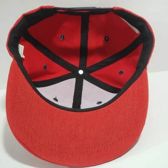 New England Patriots,Budweiser NFL  Red Canvas Mens Snapback Hat. - Picture 3 of 6